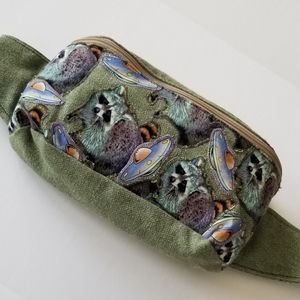 Trippy Raccoons & Spaceships Fanny Pack